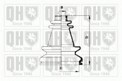 QUINTON HAZELL qjb998 -  Комплект пыльника, приводной вал